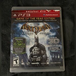 Batman Arkham Asylum Game of the Year edition (PS3)